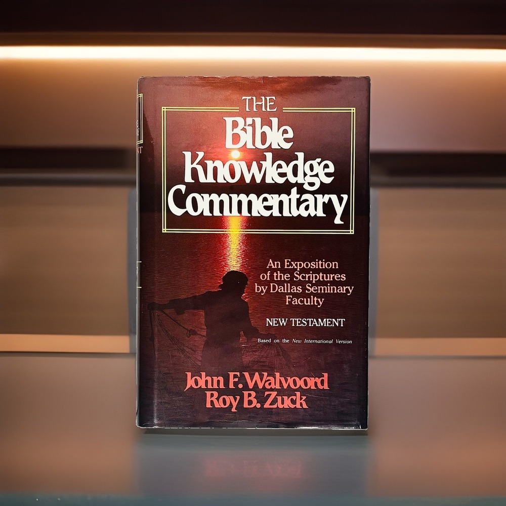 The Bible Knowledge Commentary New Testament Hardcover 1987 Walvoord Zuck NIV